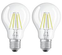 Osram 4W Filament LED Classic Glass ES GLS Bulb - Twin Pack