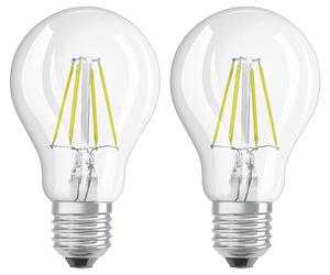 Osram 4W Filament LED Classic Glass ES GLS Bulb - Twin Pack