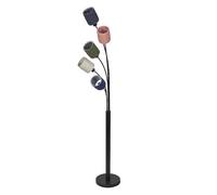 OSRAM 5-Flame Decor Felt Weaving Cans Felt and Metal Floor luminaire, E14, 1730 mm Height, Warm Lighting Thanks to Woven lampshade, Sustainable Due to Replaceable Light Source, Simple Installation