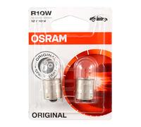 OSRAM ORIGINAL LINE 12V, R10W, signal lamp, Metal Base, Double Blister, (2 lamps)