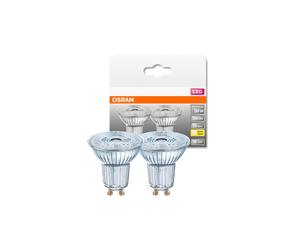 Osram 50W LED Full Glass Spot Lamp | GU10 Bulb [2-Pack] - Warm White