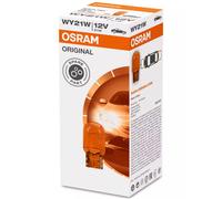 Osram 585 Amber 12V WY21W Wedge Bulbs Motorcycles Auxiliary Lamp Pack of 10