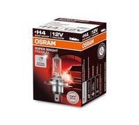 Osram 62204SBP Premium Off-Road Super Bright H4 Headlight Bulb Vibration-Proof Technology, Yellow