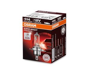 Osram 62204SBP Premium Off-Road Super Bright H4 Headlight Bulb Vibration-Proof Technology, Yellow
