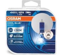 Osram 62211CBB-HCB Cool Blue Boost H11 12V 75WL LED Hyper White Look Bulbs Pair