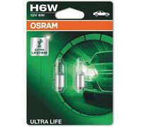 2x OSRAM H6W (433c, 434) ULTRALIFE BULBS LONG LIFE BMW 1 (F20) 116 i 12.10-