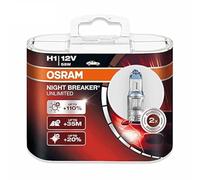 Osram 64150NBU-HCB Night Breaker Unlimited H1 Halogen Headlamp Bulb 12V 55W