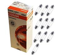 Osram 6418 Original Festoon Lamps, 12 V, 5 W, Set of 10