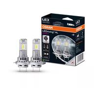 OSRAM LEDriving® HL EASY GEN 2 ≜ H7/H18, LED high and low beam lamp, Cool White 6500K, no accessory needed, offroad use only - no ECE, 2 lamps