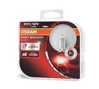 OSRAM 64211NBS-HCB H11 12V 55W Headlight Bulbs NIGHT BREAKER SILVER x2