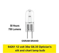 Osram Photo-Optic Halogen Lamp 64261 (M130) 12V 30W G6.35 Long Life 1000h