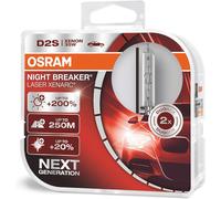 OSRAM Xenarc Night Breaker Laser (Next Gen) D2S Xenon Car Headlight Bulbs (Twin)