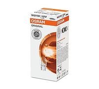 Osram 7505 Original Lamps with Glass Wedge Bases, 12 V, 21 W, Set of 10