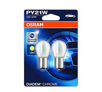 Osram 7507DC 02B PY21 W 12 V 21 W BAU15s Diadem Chrome Indicator Bulbs
