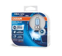OSRAM COOL BLUE INTENSE HB4, headlight bulb for halogen headlamps, xenon effect for white light, 9006CBI-HCB, 12 V passenger car, duobox (2 units)