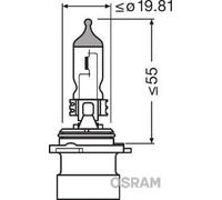 Osram 9006XS Front Spot Light Bulb HB4A 12V 51W P22D Fits Jeep Grand Cherokee