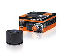 OSRAM LEDAS101 AirZing Mini Air Purifier, Car air purifier with USB port, Destroys viruses and bacteria in the vehicle up to 99 percent, High-tech TiO2 filter plus UVA LED light, Black