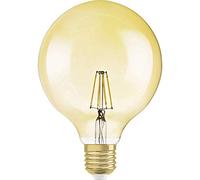 OSRAM LED Vintage Edition 1906 / LED-lamp in ball shape with E27-base / not dimmable / replacement for 51 Watt / clear / warm white - 2400 Kelvin / 1 pack