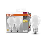 OSRAM Base Classic A Glfr 60 Led Lamp with E27 Base, Bulb Shape, Twin Pack, 6.5W, 806Lm, 2700K, Warm White Light, Low Heat Output, Long Life, Low Energy Consumption
