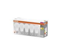 OSRAM Base Classic A LED bulb, E27, 8.5W, 806 lm, pack of 5