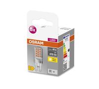 OSRAM Base PIN LED bi-pin bulb G9, 4.2W, 470 lm, pack of 5