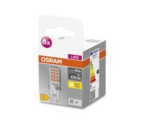 OSRAM Base PIN LED bi-pin bulb G9 4.2W 470lm 5-pack