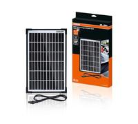 OSRAM BATTERYcharge SOLAR 10W, Solar battery maintainer, 12V battery charging, waterproof solar panel, polarity protection