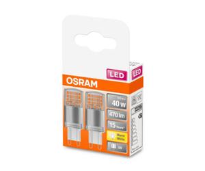 OSRAM bi-pin LED bulb G9 4.2W 2700K clear 2-pack