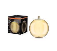 Osram BigBall45 Vintage 1906 LED Lamp, 12 W (550 Lm), Warm White 1800 K, Amber Plastic Housing, E27 Base, Filament Magnet Technology, Dimmable