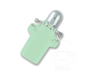 Osram Bulb 12V2W B8.5D Base White Green (Pack of 10)