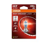 OSRAM NIGHT BREAKER LASER H7, 150% more brightness, halogen headlight lamp, 64210NL-1BL, 12V, blister (1 lamp)