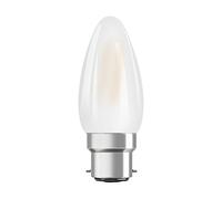 OSRAM LED Star Classic B / LED-lamp in candle shape with B22d-base / not dimmable / replacement for 40 Watt / Matt / warm white - 2700 Kelvin / 1 pack