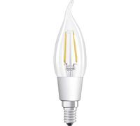 Osram Candle Shape Superstar Classic BA LED Lamp, Glass, Warm White, E14, 4.5 W