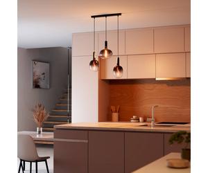 OSRAM canopy VINTAGE 1906 PENDULUM, black, length 54 cm