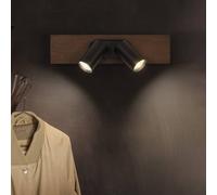 OSRAM ceiling spotlight MERCURY black 2-spot GU10-LED 927 dimmable