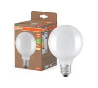 OSRAM Classic Globe LED Light Bulb with Decorative Frosted LED Filament Energy Class A E27 5W 1055lm 2700K Warm White No Warming Up Instant 100% Light