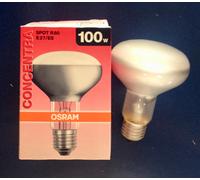 Osram Concentra Reflector E27 100W 230V Reflector Lamp R80 Spotlight 80° [EEK: G]
