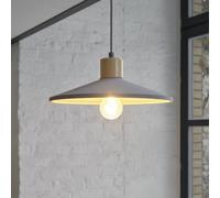 OSRAM CONCRETE WOOD pendant light, grey, Ø 32 cm, concrete, E27