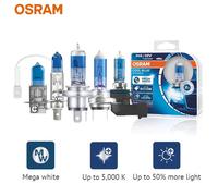 OSRAM Cool Blue Advance H4 H7 H9 H11 12V 5000K Pure White H1 H3 HB3 HB4 Xenon Look Car Halogen Light Lamps Original Headlight
