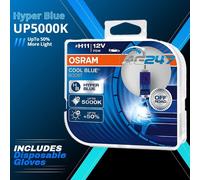 Osram 62210CBH-HCB Cool Hyper Plus Off Road Headlamp Bulb, Blue, 12 V, OFFROAD-Only, Set of 2, Duo Box