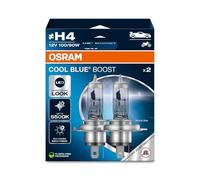Osram Halogen Headlamps COOL BLUE BOOST H4 5500K Hanging folding box (2 lamps) Offroad use only