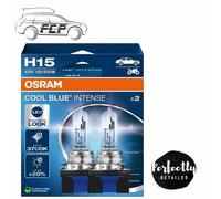 2x H15 Cool Blue Intense Styling Bulbs UK OSRAM APPROVED PARTNER AP1001 GENUINE