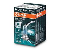 OSRAM cool BlueA Intense H7, 100% more brightness, up to 5,000 K, halogen headlight lamp, LED look, folding box (1 bulb)