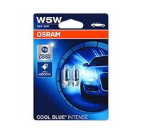 OSRAM COOL BLUE INTENSE W5W, halogen, license plate position light, xenon effect for Blue light, 2825HCBI-02B, 12 V passenger car, double blister (2 units)