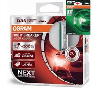 OSRAM D3S Xenarc Night Breaker Laser +200% 35W 12/24V PK32d-5 2 Pc