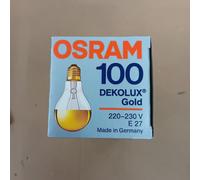 Osram Decolux Gold 100W E27 Golden Dome