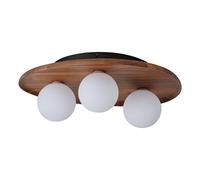OSRAM Decor Acacia Nest Ceiling Light, Acacia Wood Brown, G9 Version, Metal, Glass, Textile Cable