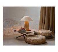 Osram Decor Bamboo Paper Hut Table Lamp E27 Brown Boho Bedside Desk Light