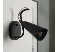 OSRAM Decor Bell wall light, black, steel, E27