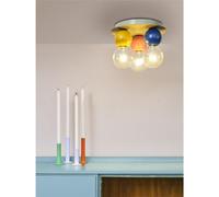 OSRAM Decor Bubble Decorative Ceiling Light, 3-Bulb with E27 Socket, 250mm, IP20, Metal, Multicolor